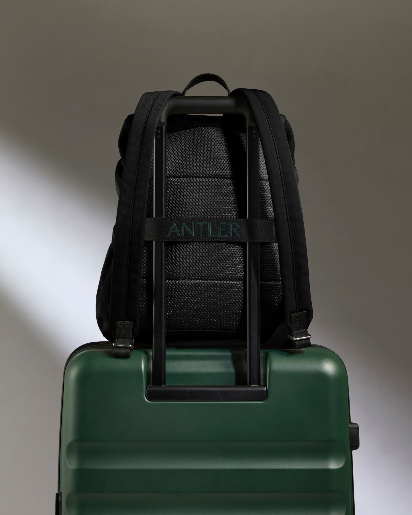 Icon Drawstring Backpack in Black