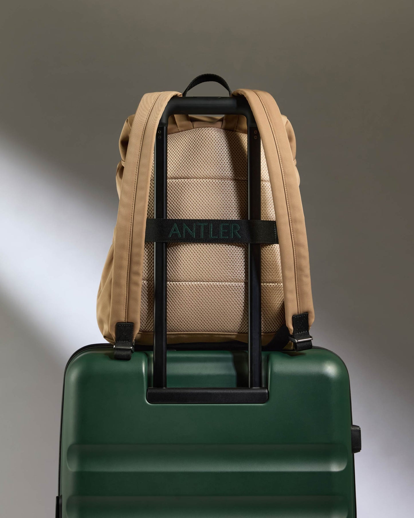Icon Drawstring Backpack in Sand