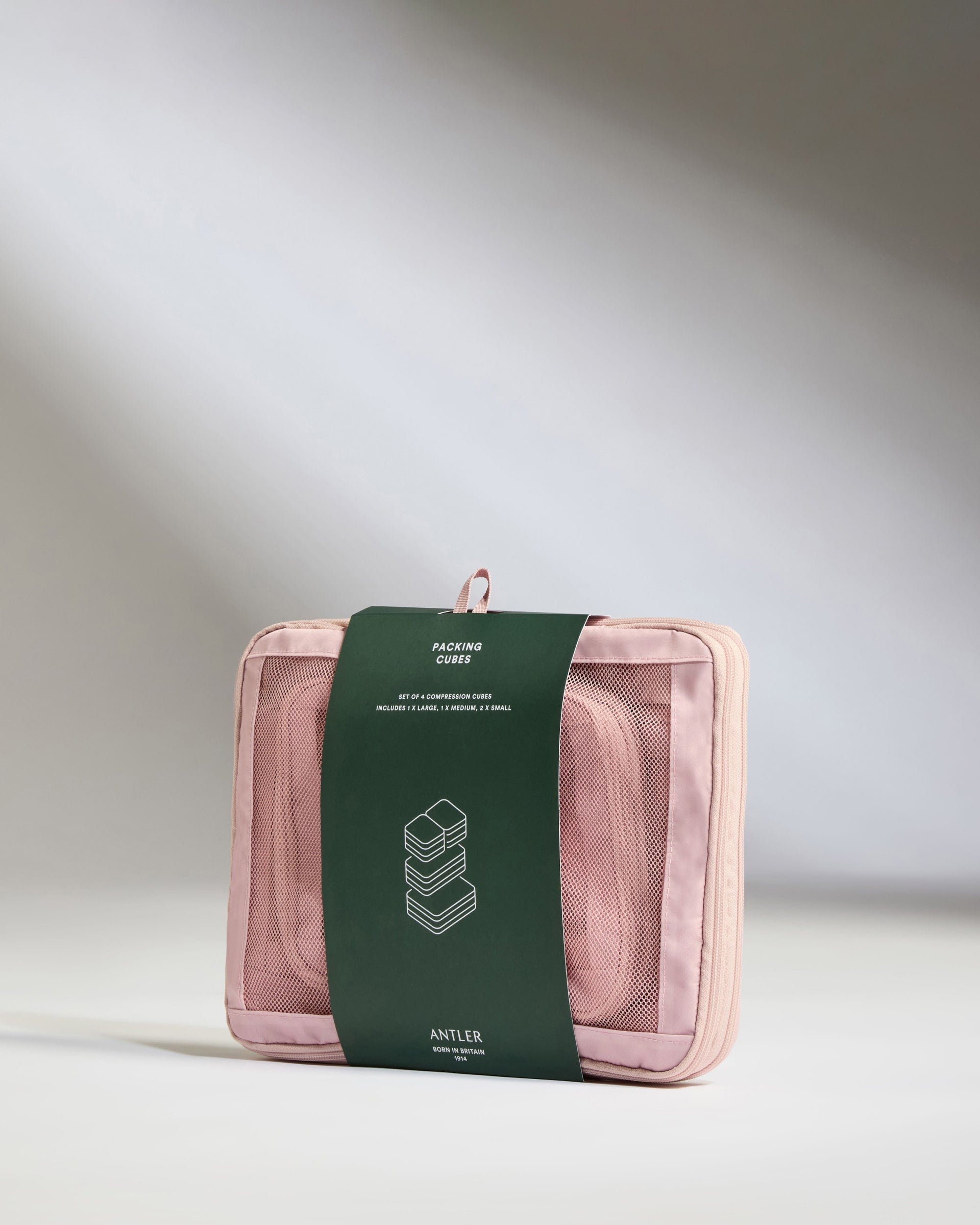 Packing Cubes in Pink Set of 4 | Travel Accessories | Packing Organiser ...