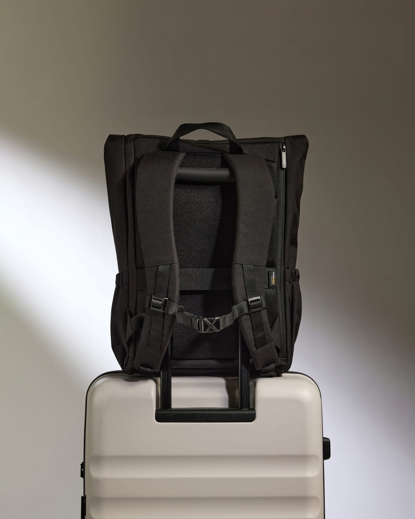 Urban Core Rolltop Backpack in Black