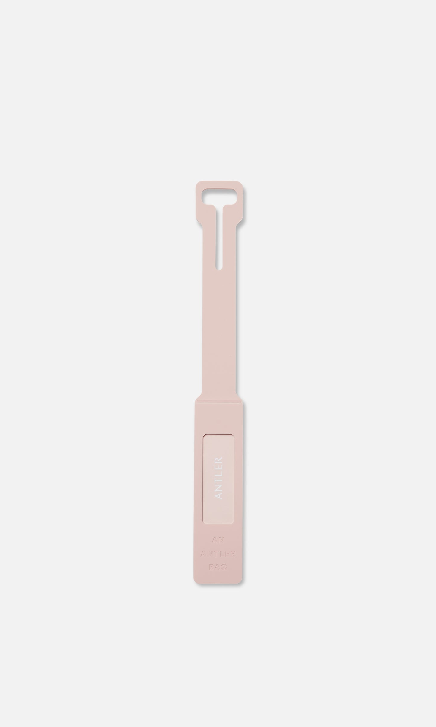 Luggage Tag in Moorland Pink