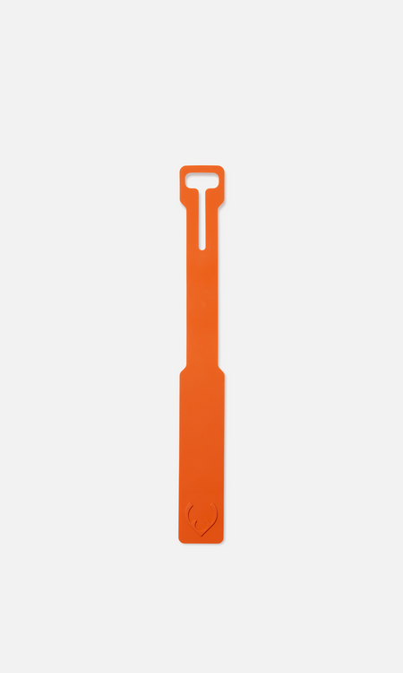 Antler luggage tag in coral