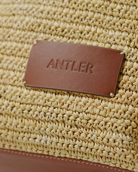 Handwoven raffia