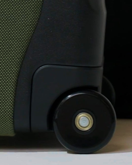 a wheel on a suitcase