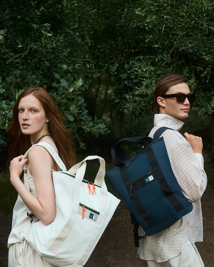 Essential Tote Backpack in Navy