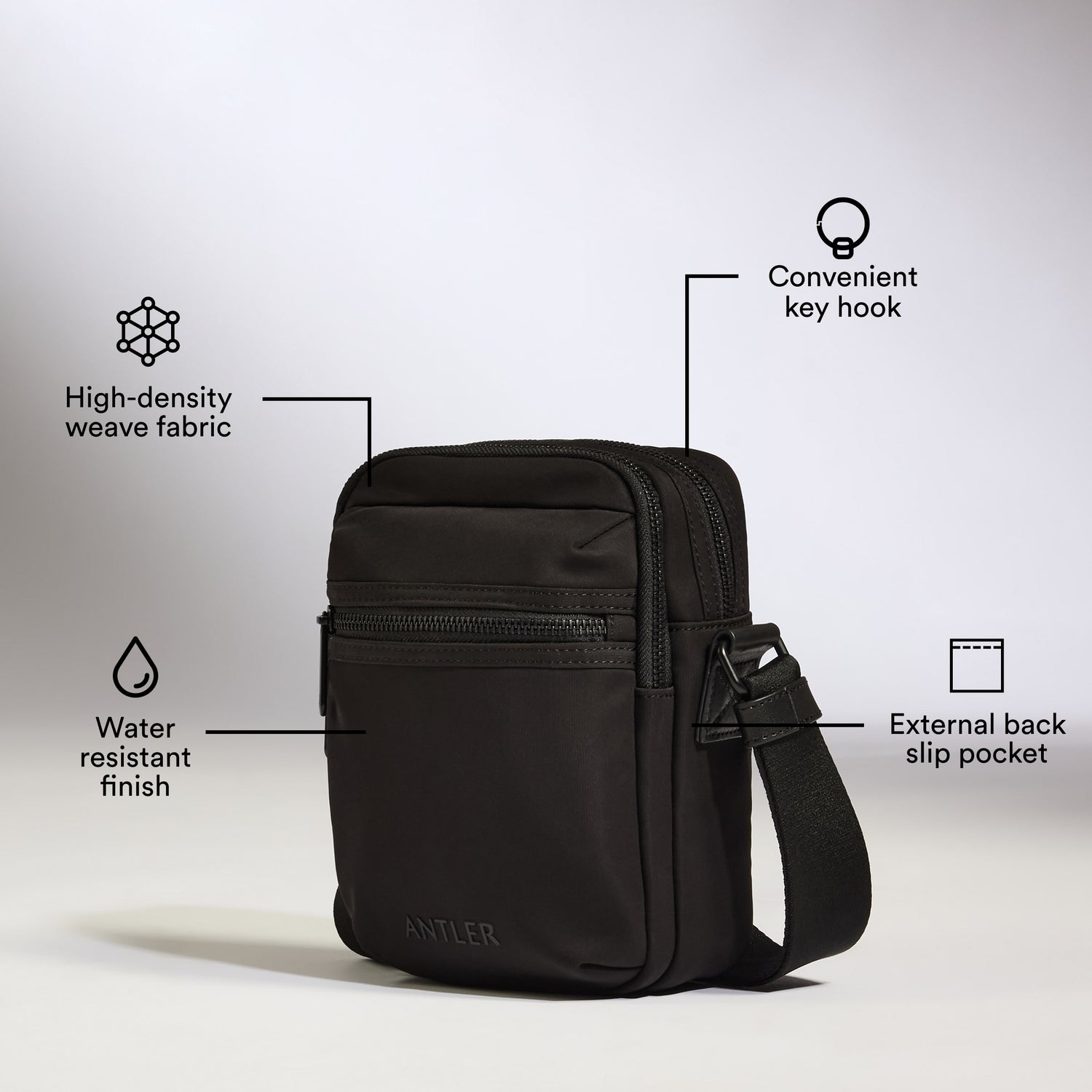 black crossbody bag travel Flowfold Odyssey Tote 15L Large The Metro Crossbody bag is perfectly sized and designed with the millennial women in mind Away Travel Women's Featherlight Duo