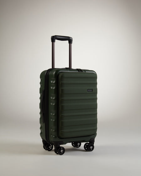 Clifton Carry-On With Pocket in Woodland Green