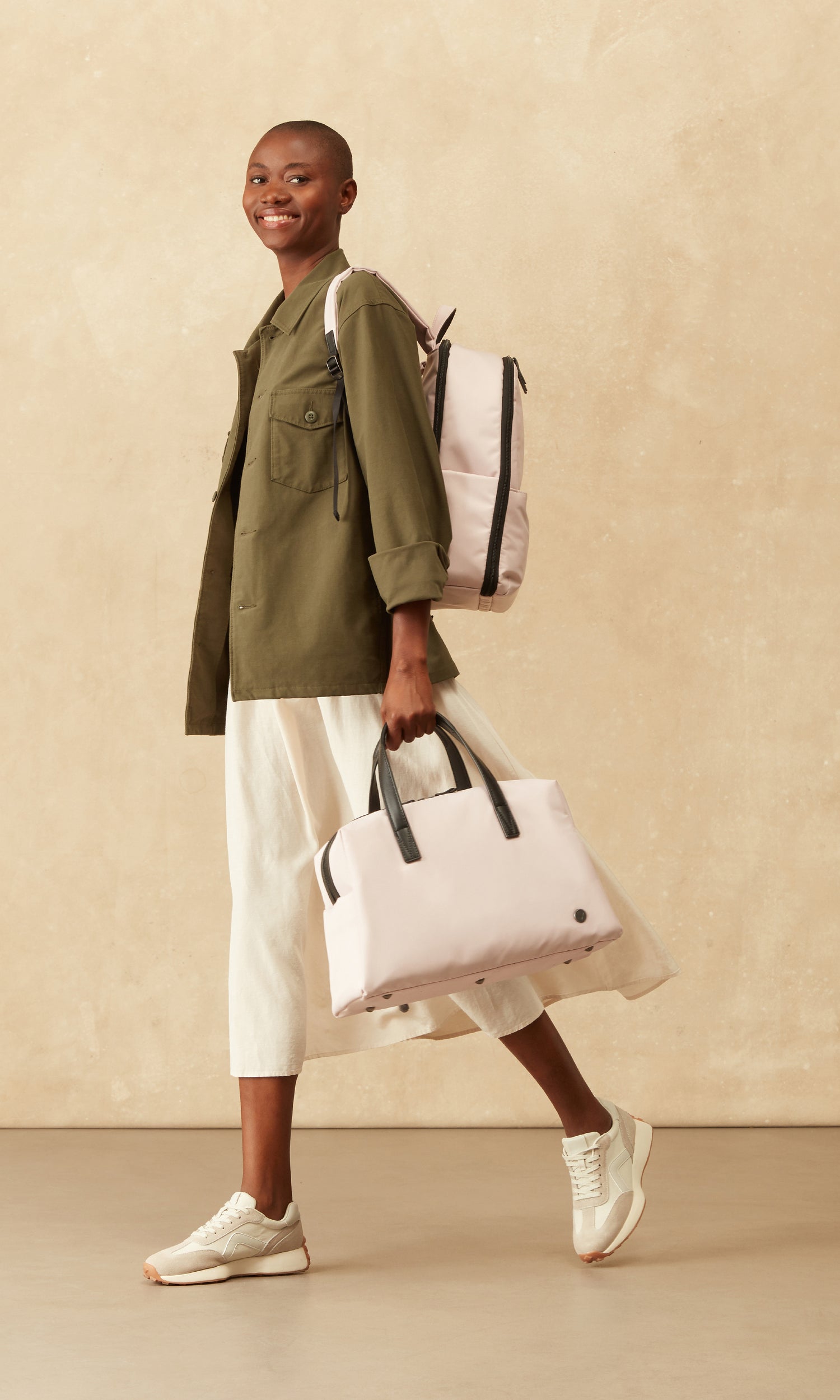 Chelsea Overnight Bag in Blush