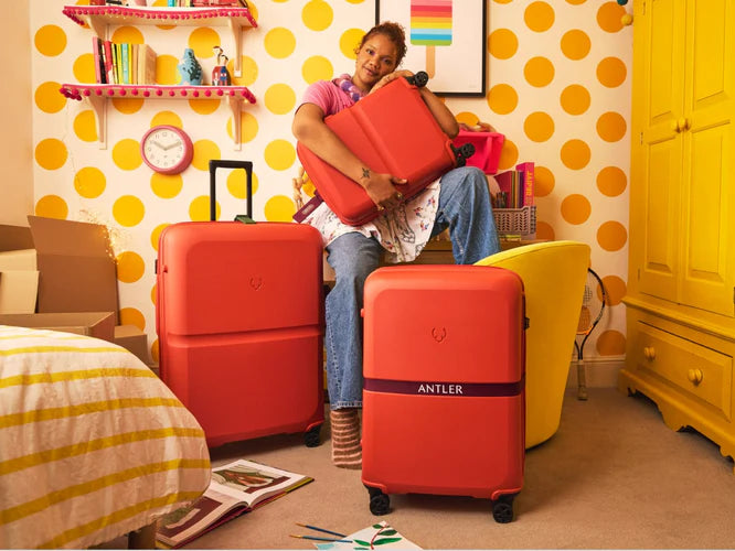 Red Luggage Antler USA