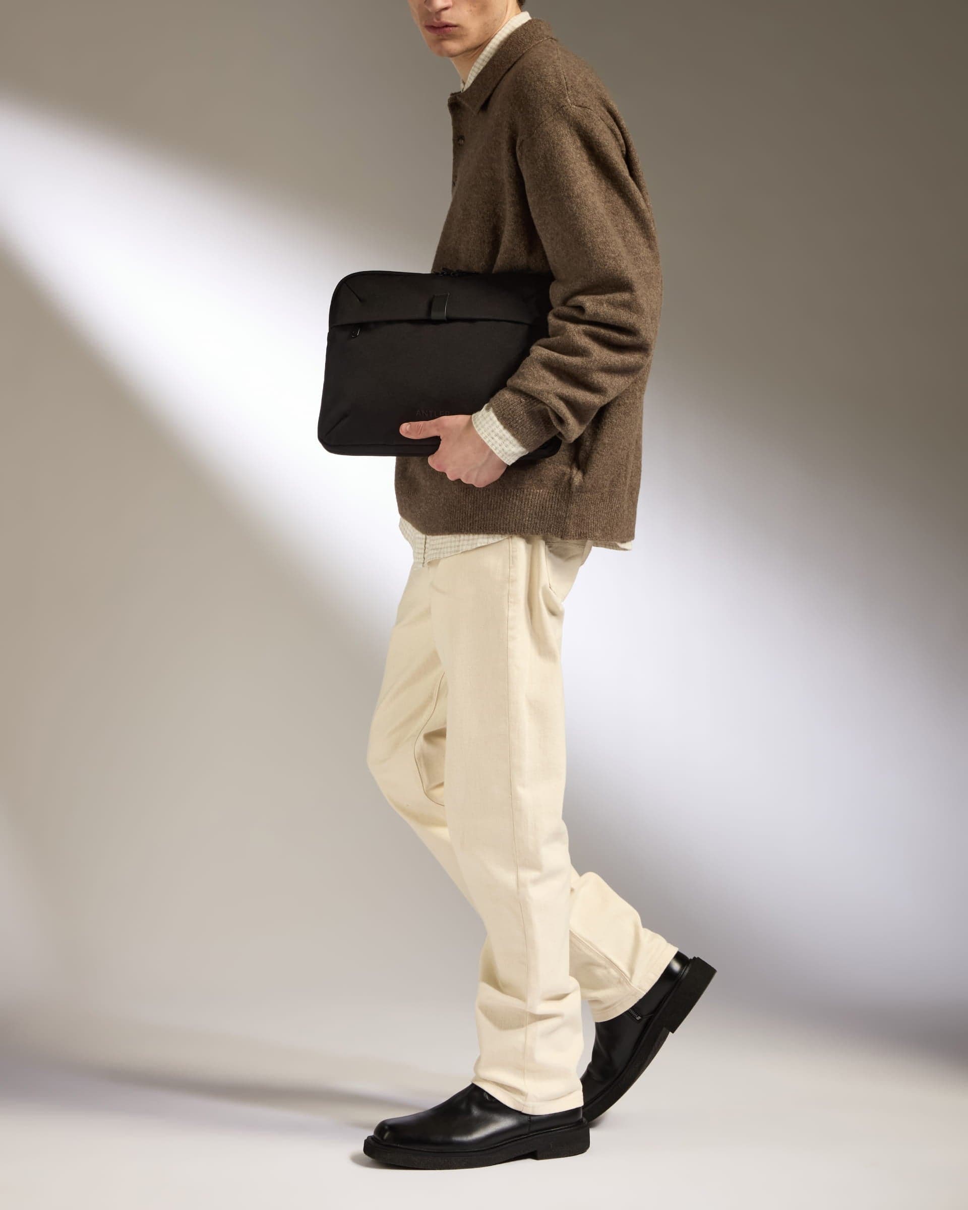 Antler Luggage -  Laptop Case in Black - Urban Light - Laptop Case Laptop Case in Black 14" Travel Bags & Accessories
