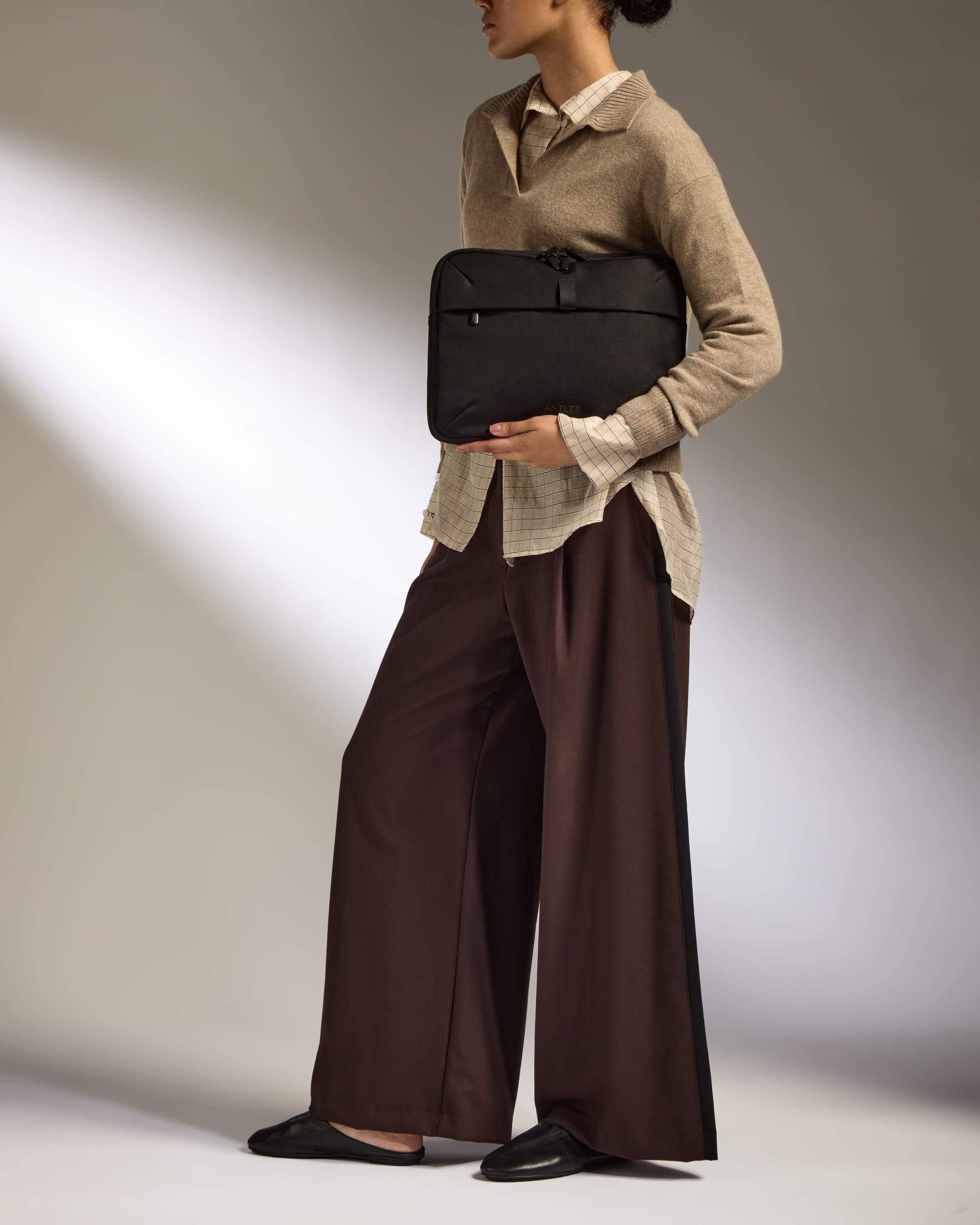 Antler Luggage -  Laptop Case in Black - Urban Light - Laptop Case Laptop Case in Black 14" Travel Bags & Accessories