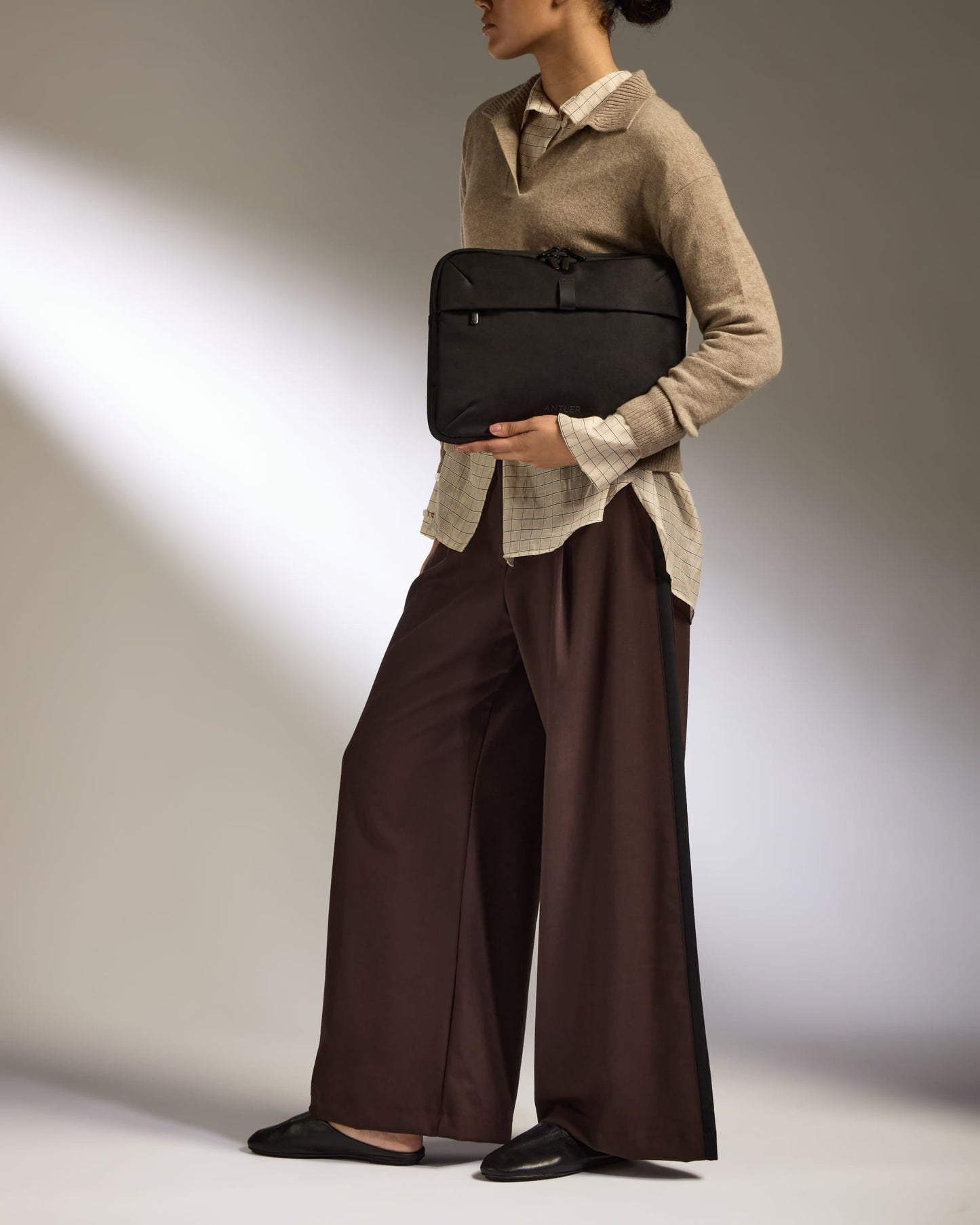 Antler Luggage -  Laptop Case in Black - Urban Light - Laptop Case Laptop Case in Black 14" Travel Bags & Accessories