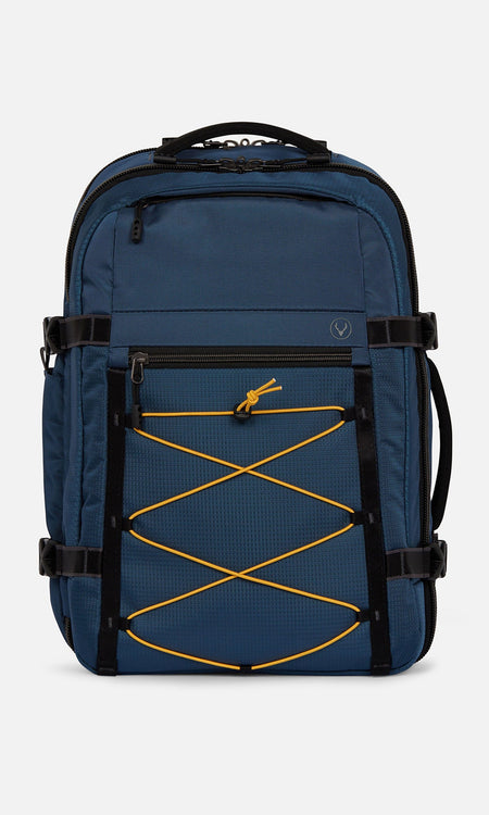Bamburgh Expandable Backpack in Navy
