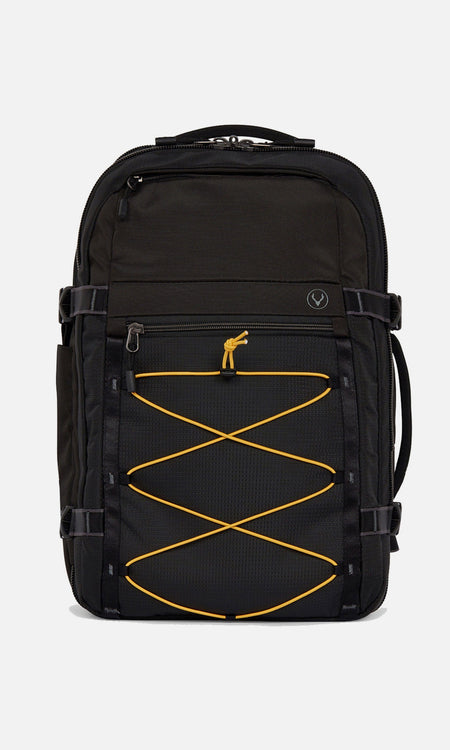 Bamburgh Expandable Backpack in Black