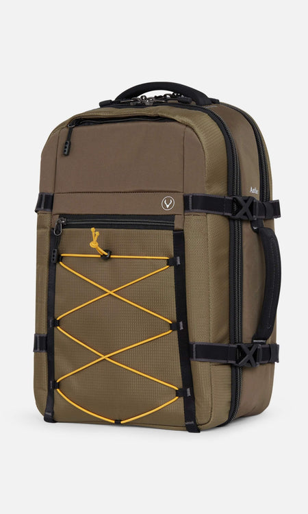 Bamburgh Expandable Backpack in Khaki