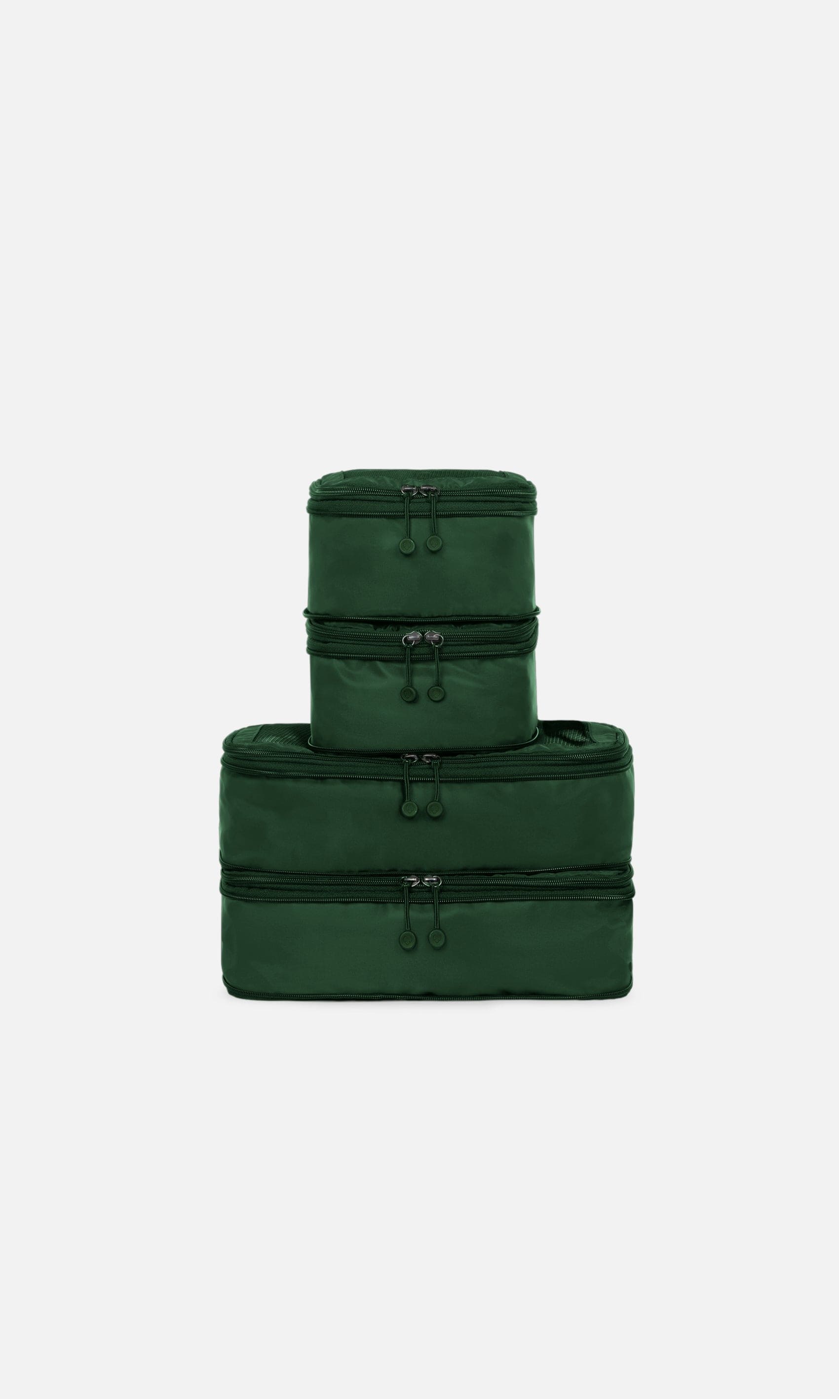 Packing Cubes in Green Set of 4 » Travel Accessories » Packing