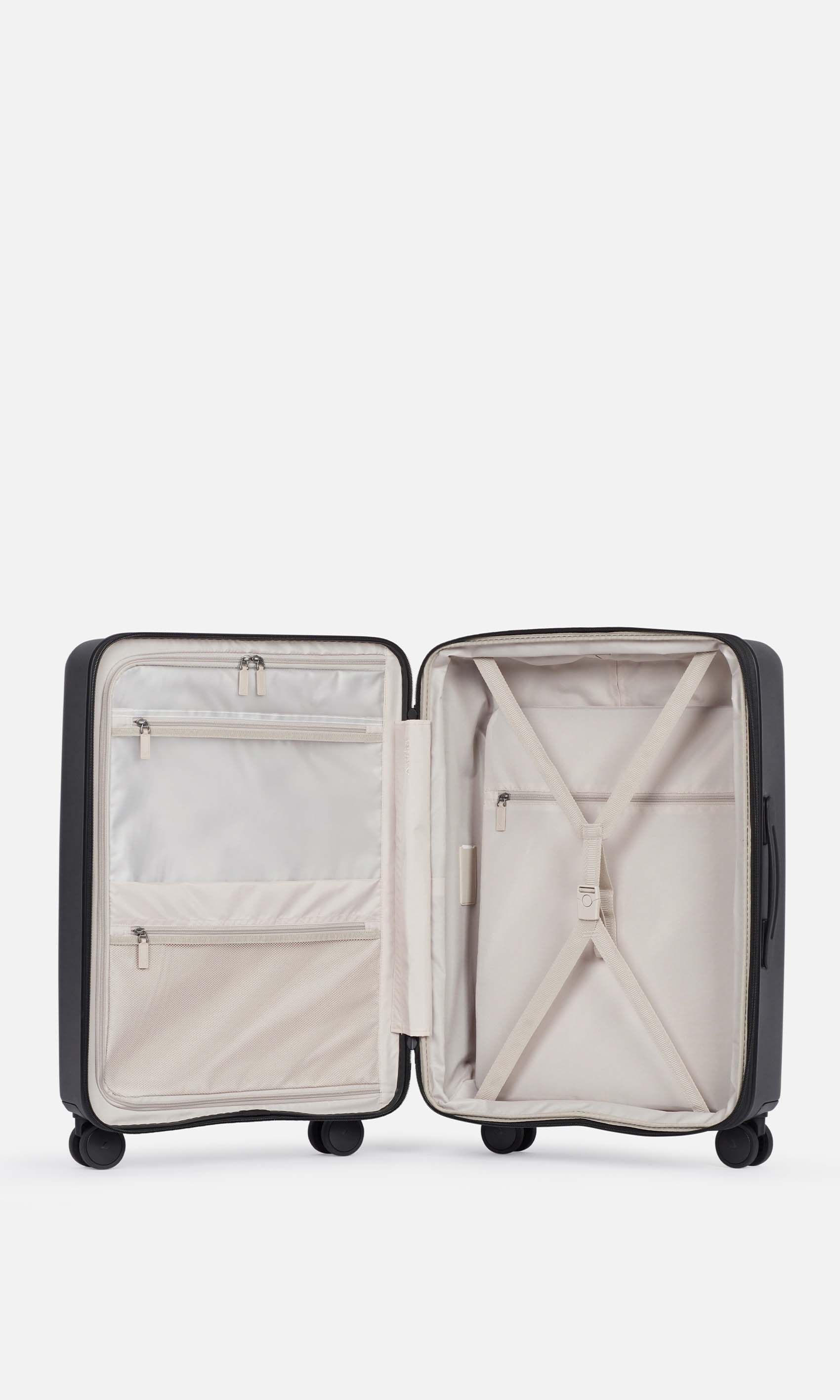 Stamford Medium Suitcase Black Hard Suitcase Antler – Antler USA